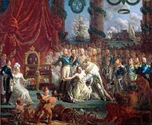 Allégorie. Louis XVIII relevant la France de ses ruines (1814. LP Crépin)
